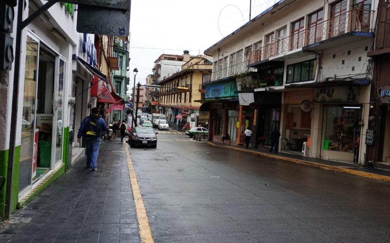 Nublado y llovizna en Xalapa