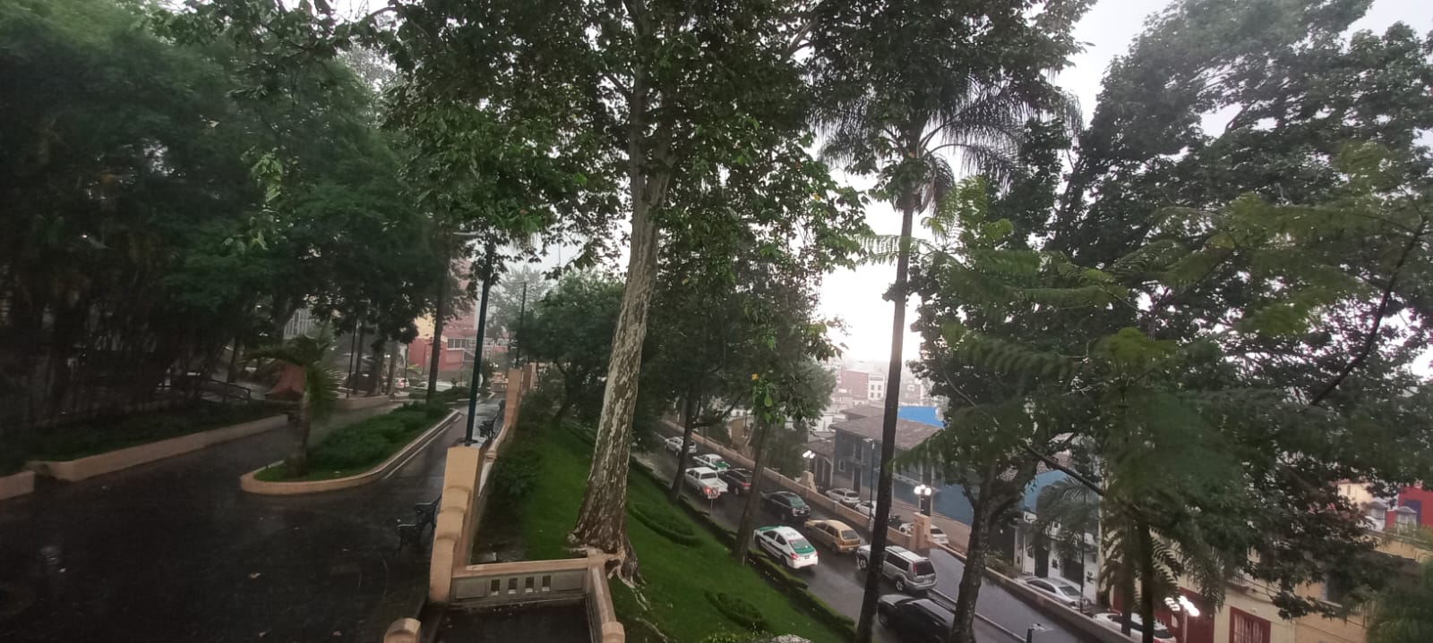 Intensa lluvia en la capital del Estado/Francisco De Luna